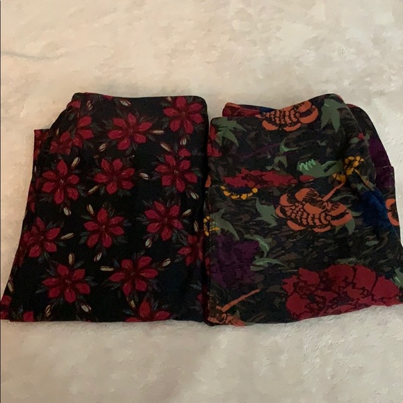 2 pairs LulaRoe OS leggings - Picture 1 of 2